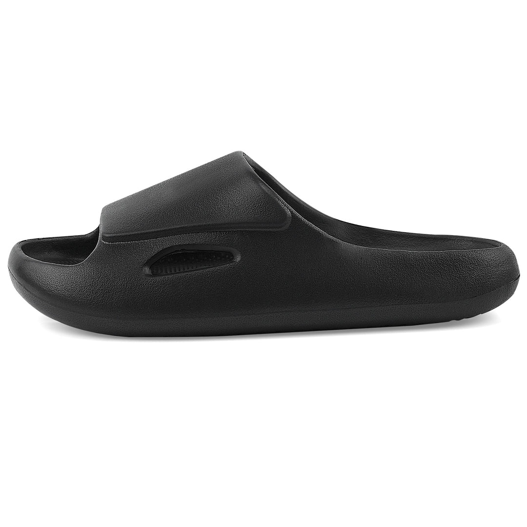 Ultra-Soft EVA Slides with Side Vents | Quick-Dry Non-Slip Shower Sandals
