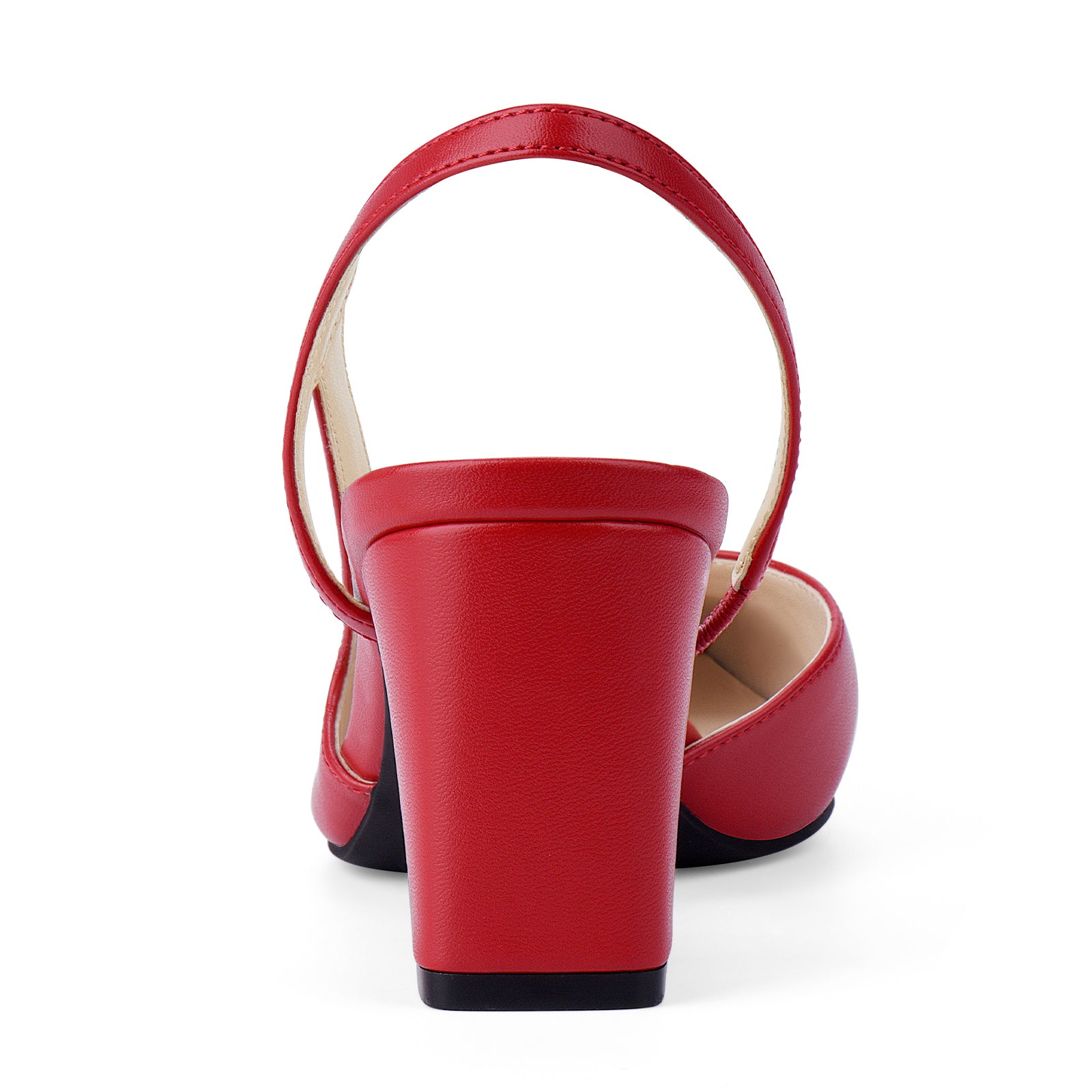 【THEAIRTOWN】spot normal jk★ JENN ARDOR Closed Toe Chunky Heels Slingback Pumps Block