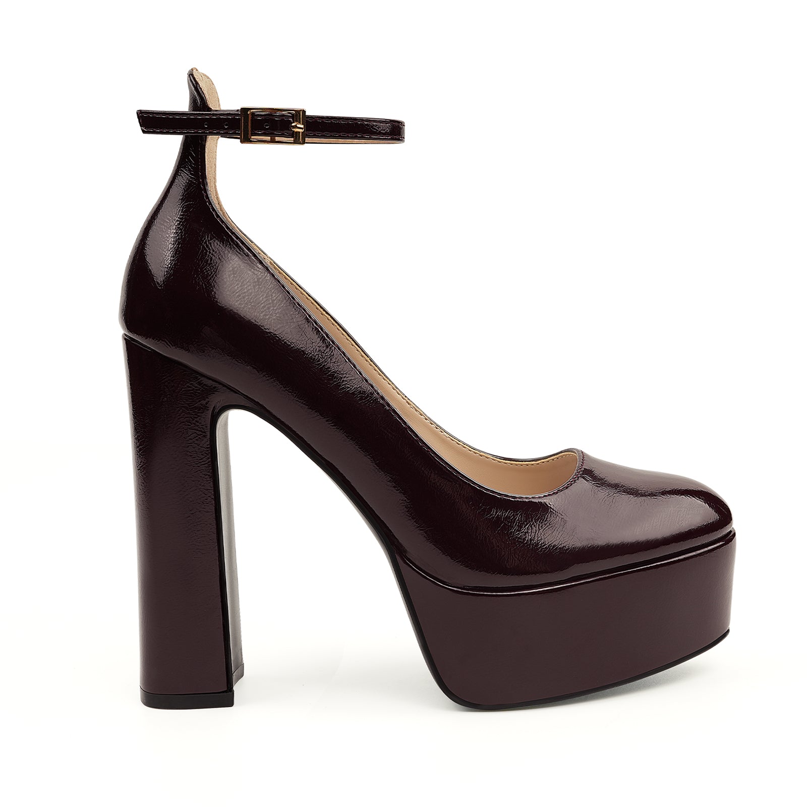 HERBORN/High Heels メロハーAOR 自主盤 JENN ARDOR Platform Heels for Women Chunky Heel Closed Toe High Heels