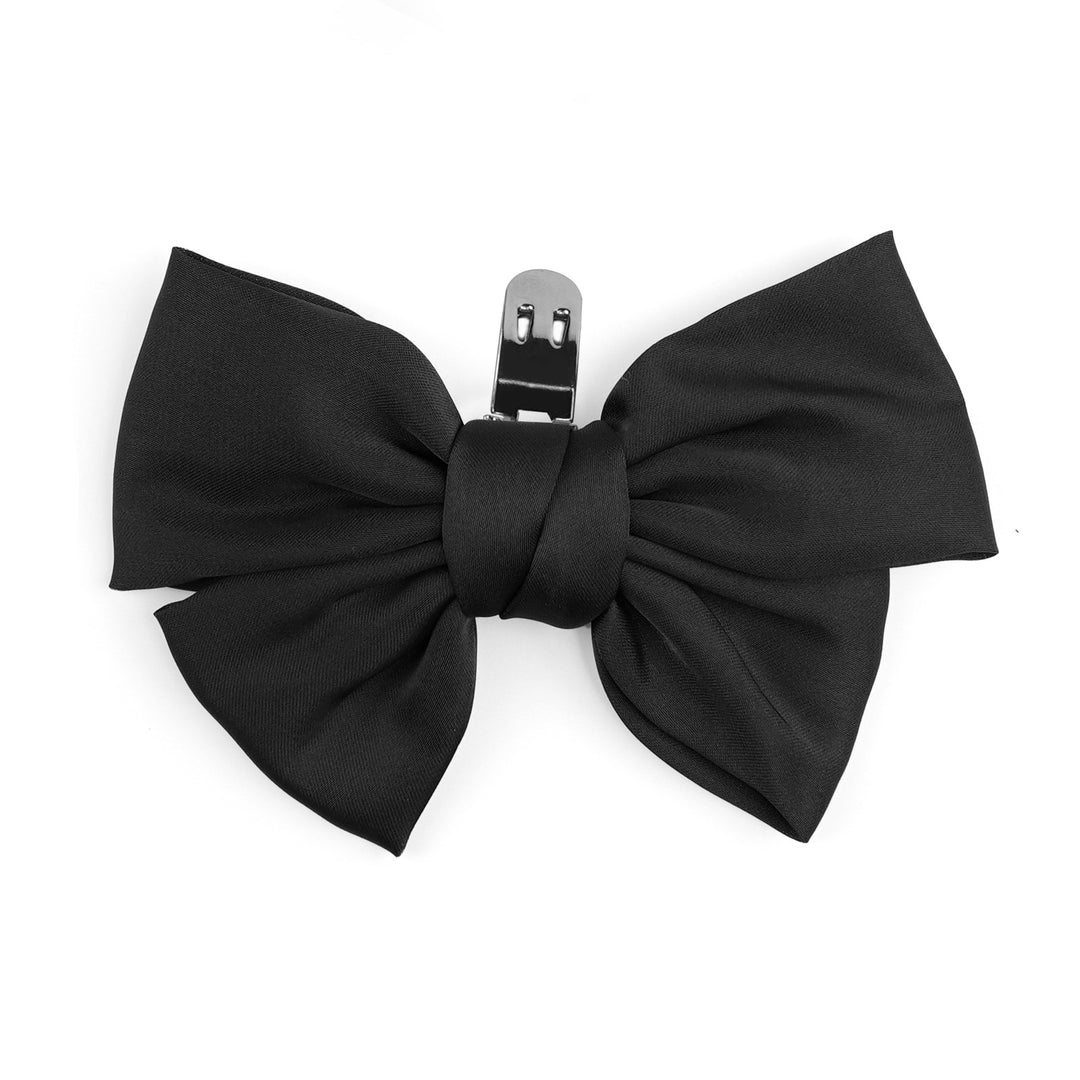 4pc Satin Bow Shoe Clips Set - Cute Buckle Decor for Heels, Bags, Clothing & Hair Accessories for Women & Teen Girls