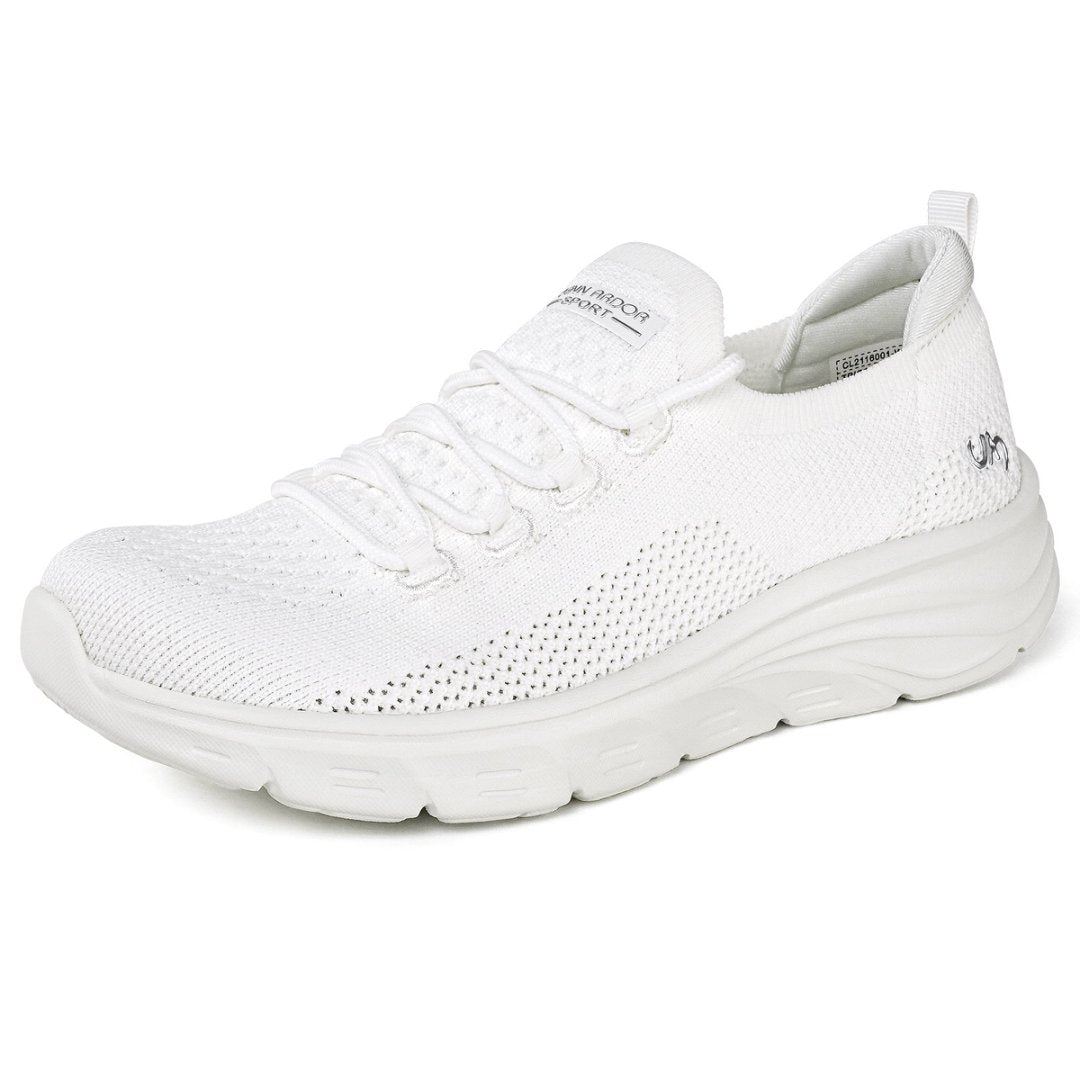 White athletic shoe on a white background#color_white
