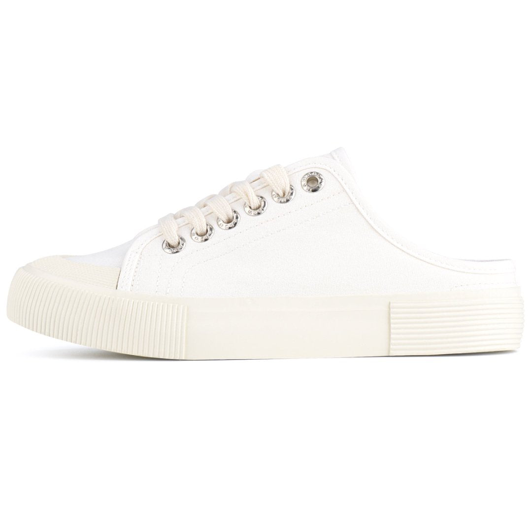 White sneaker on a white background#color_white