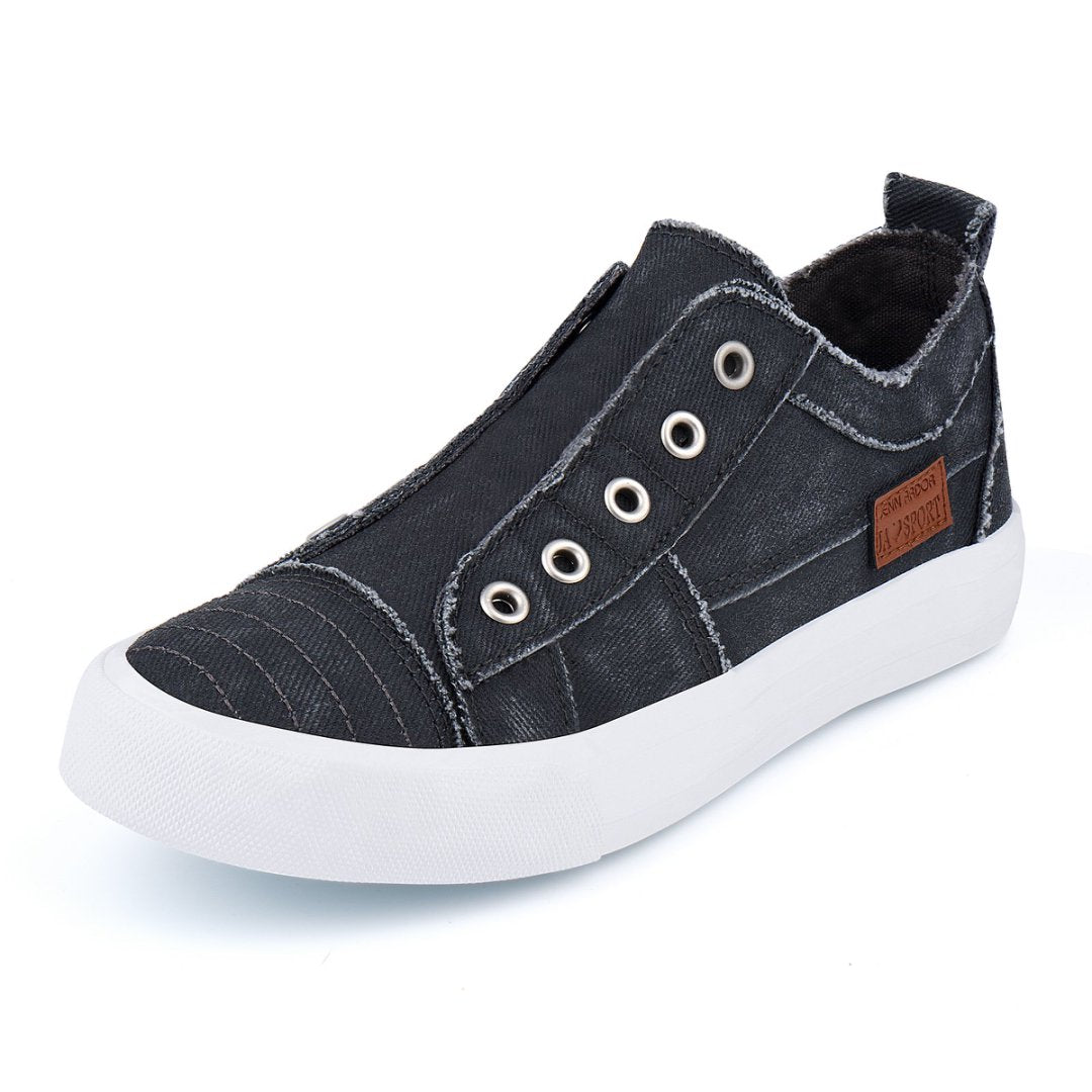 JENN ARDOR Women Low-Top Tennis Canvas Sneaker