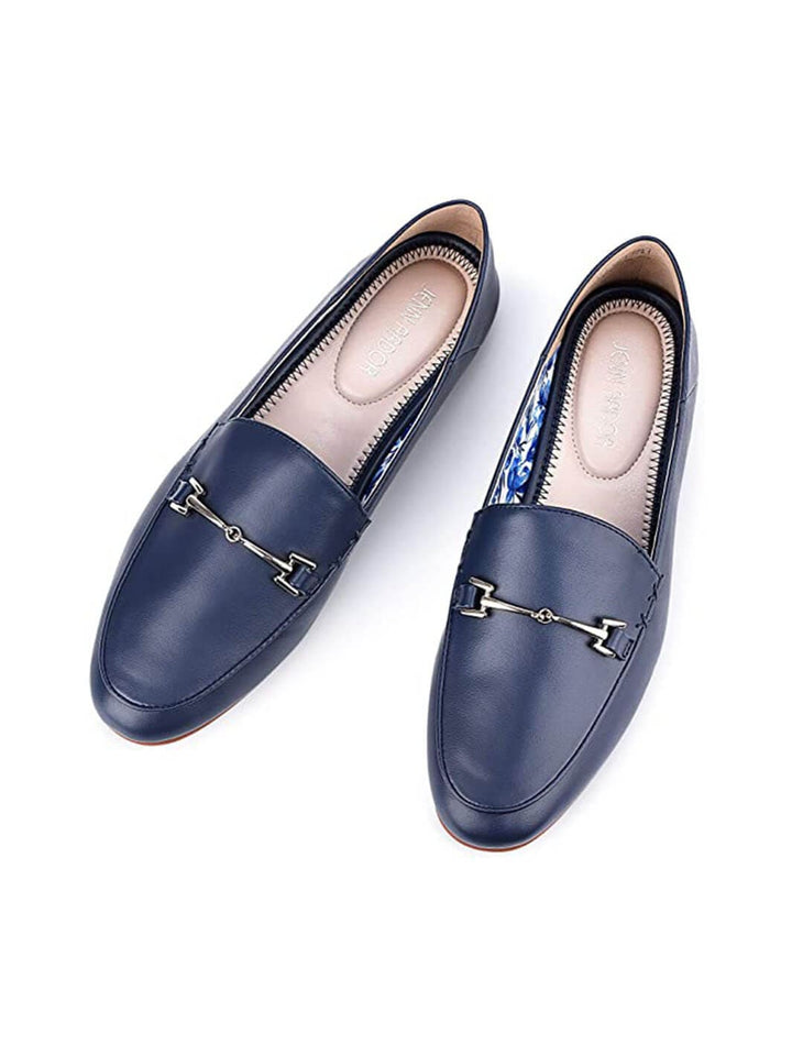 Slip On Loafers Women#color_navy