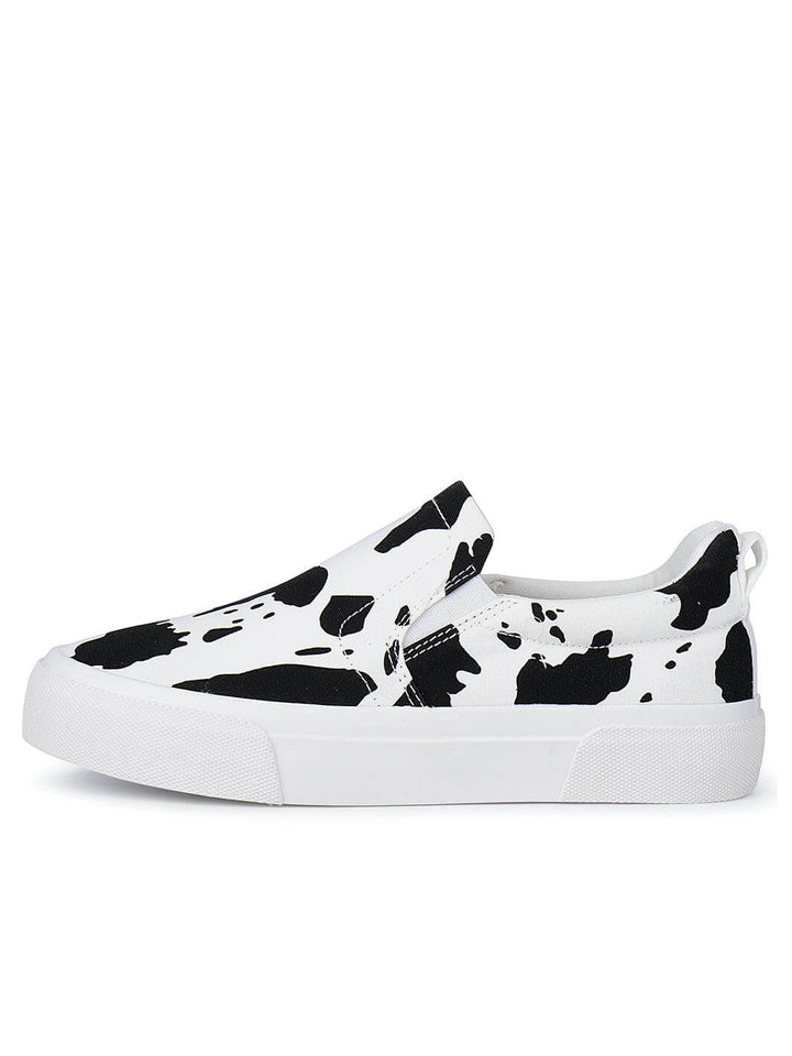Canvas Mule Sneakers#color_cow