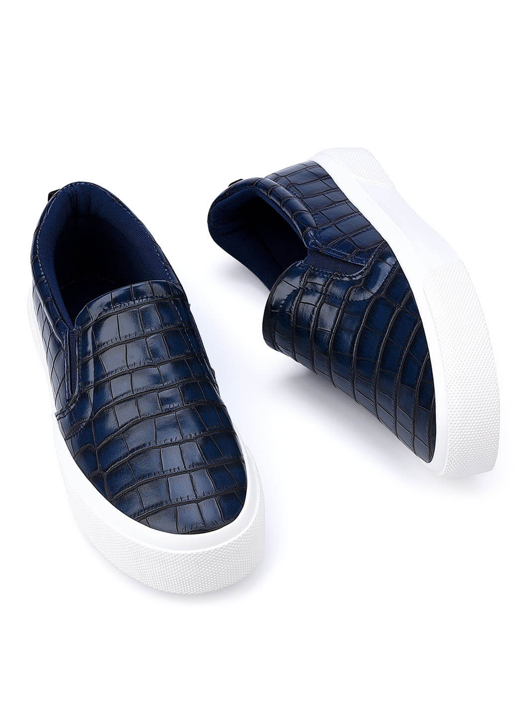 Canvas Mule Sneakers#color_snake-navy