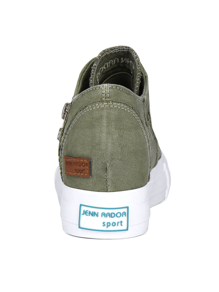 Women's High Top Sneakers#color_olive