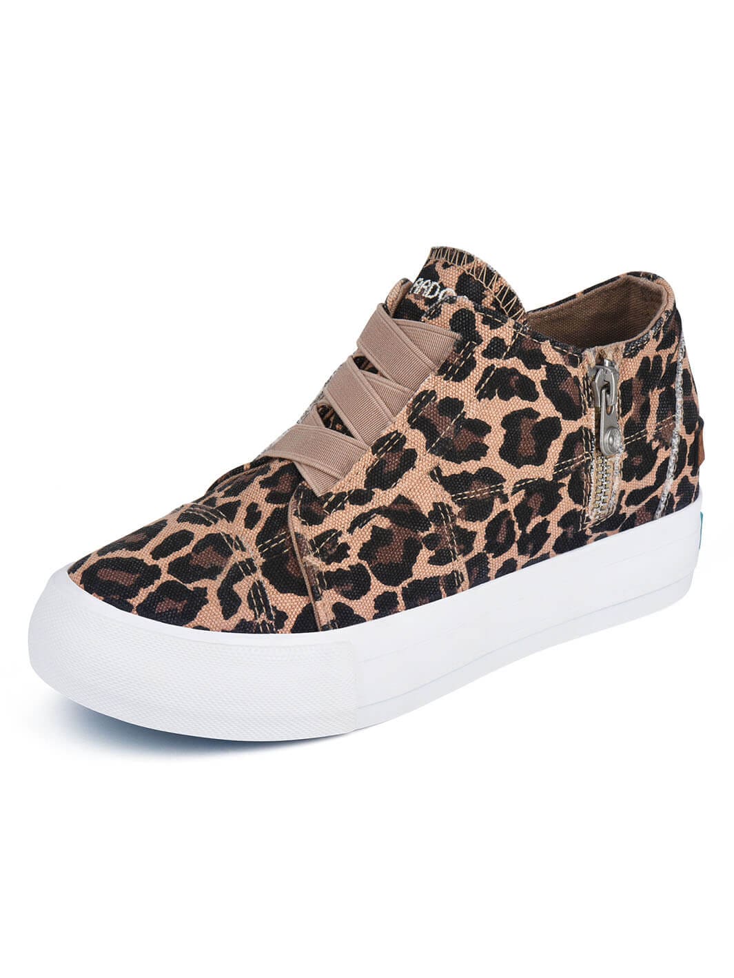 JENN ARDOR Women Casual Slip On Canvas High-Top Platform
