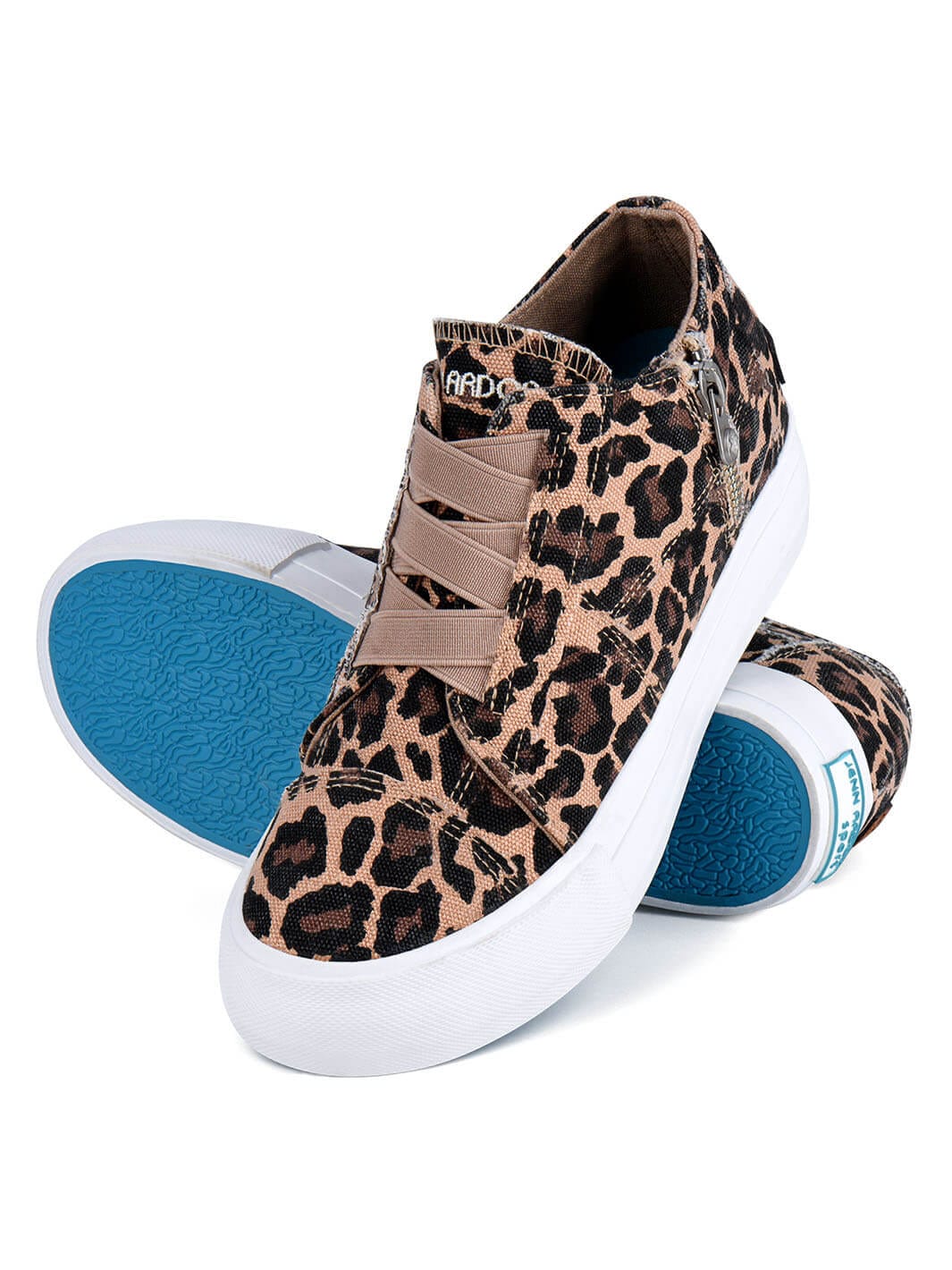 Women's High Top Sneakers#color_leopard