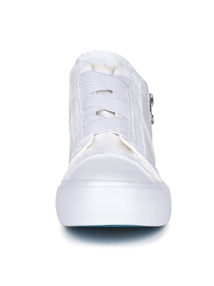 Women's High Top Sneakers#color_white
