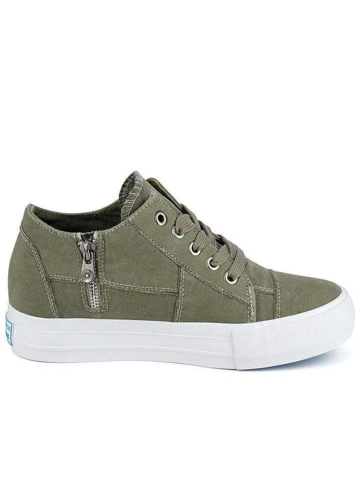 Women Casual High-Top Sneaker#color_olive