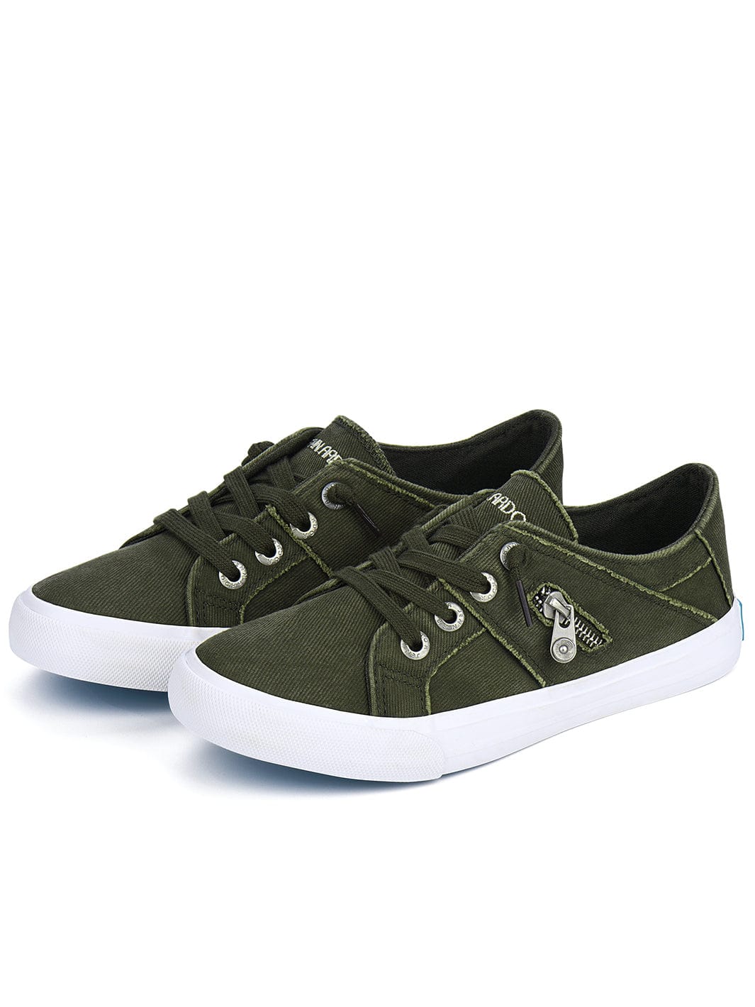 Women Casual Low-Top Sneakers#color_olive